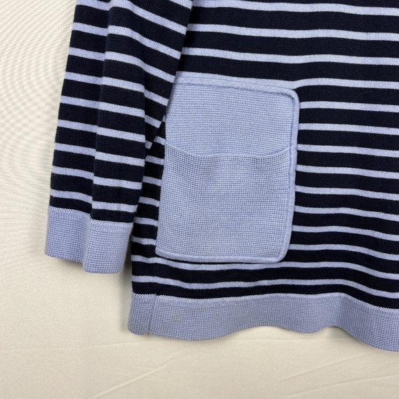 Brooks Brothers Women Supima Cotton Tunic Sweater Sz XL  Breathable Coastal Blue - Picture 3 of 10
